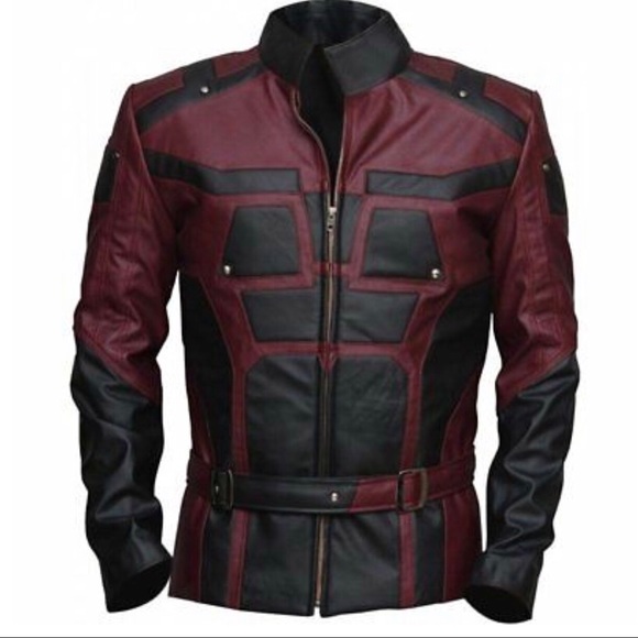 Daredevil costume leather jacket - Picture 1 of 3